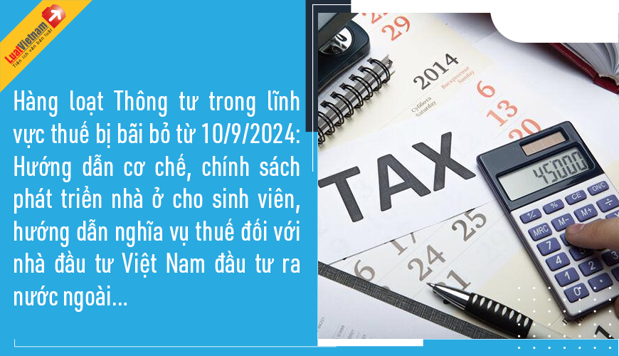 Chính sách mới có hiệu lực tháng 9/2024